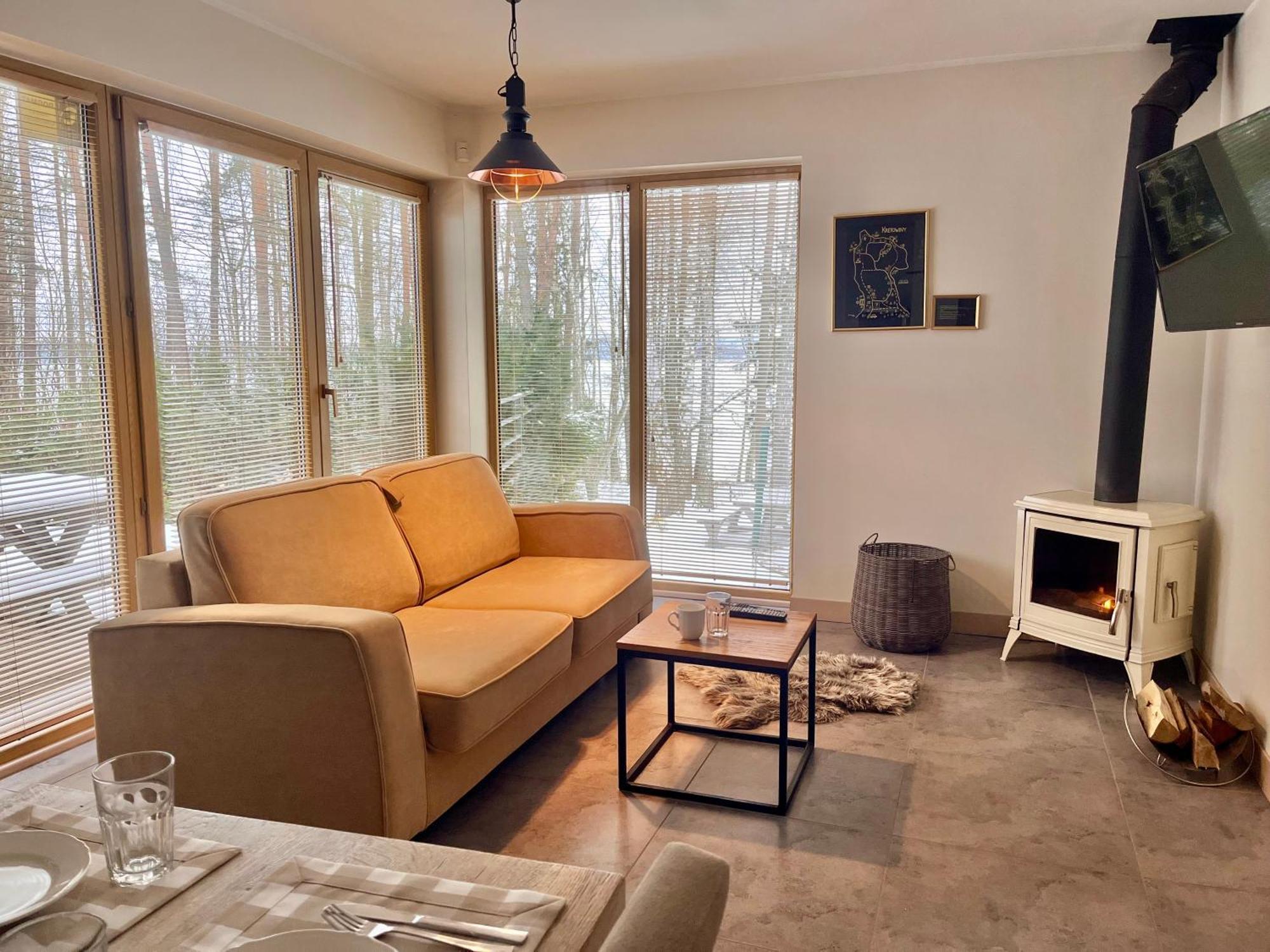 Mazursko - Komfortowe Apartamenty Nad Jeziorem, Sauna, Kominki Na Parterze Kretowiny Εξωτερικό φωτογραφία